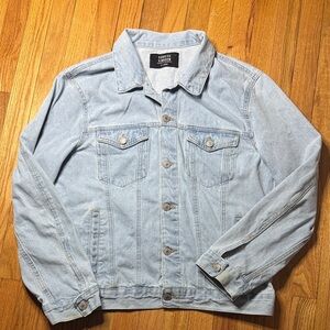 Sunrise Kingdom Jacket Women's Denim Light Blue Jean Jacket XL